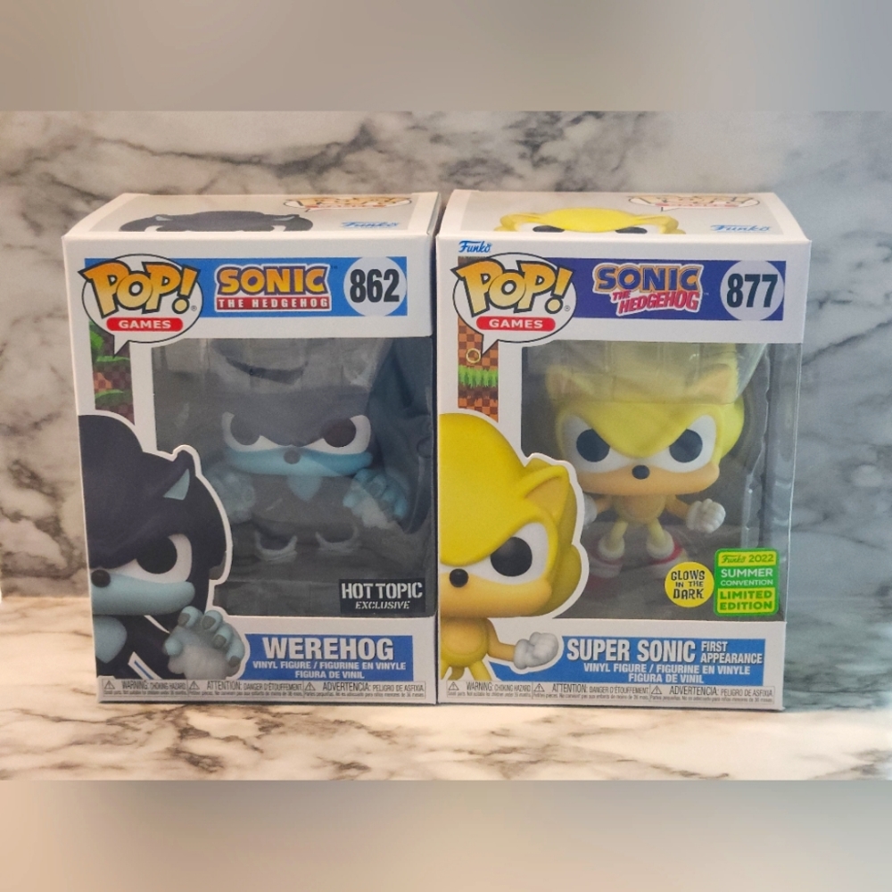 Funko Pop Bundle! Werehog & Super Sonic